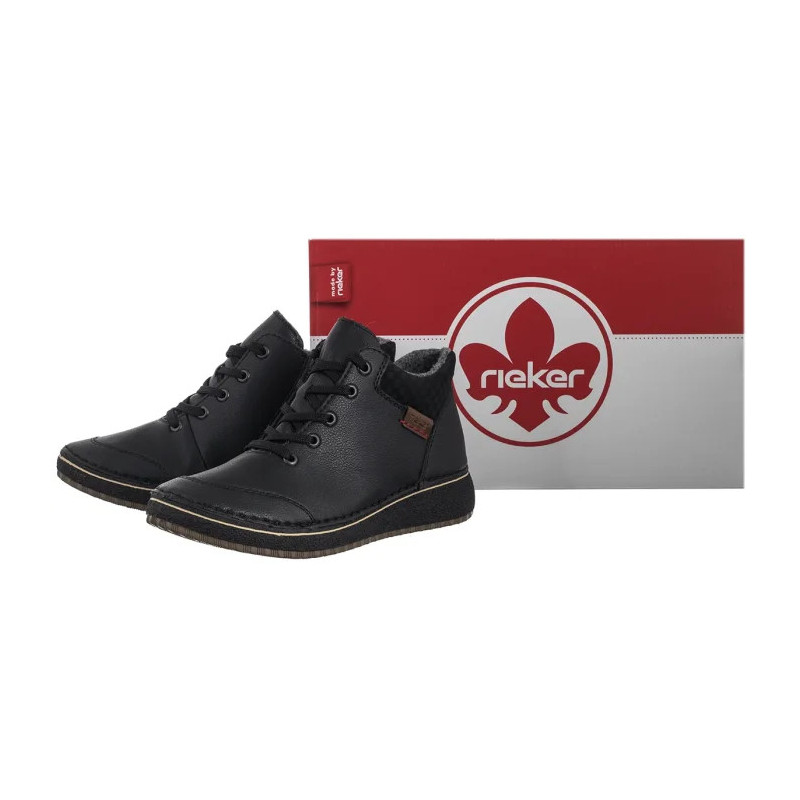 Rieker Czarne 50902-00 Black (RI323-a) batai