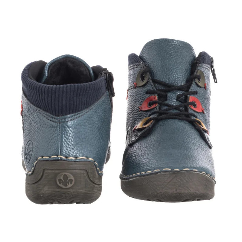 Rieker Niebieskie 52544-14 Blue (RI332-a) batai