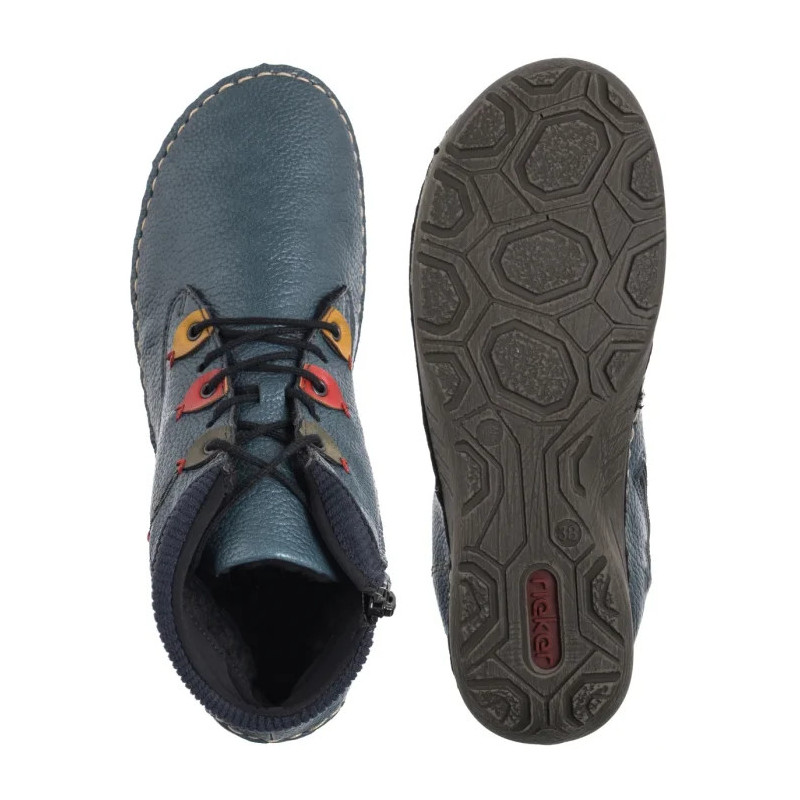 Rieker Niebieskie 52544-14 Blue (RI332-a) batai