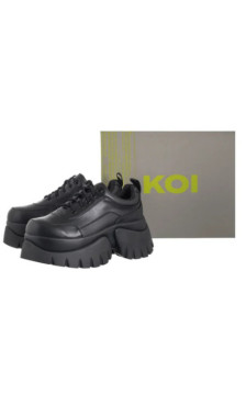 Koi Footwear Chronicles Vilun Platform Trainers Black KA00780458 (KO1-a) bateliai