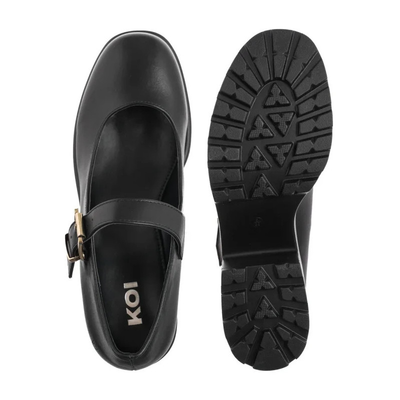 Koi Footwear Tira Mary Jane Shoes Black ND68BLK  (KO4-a) bateliai