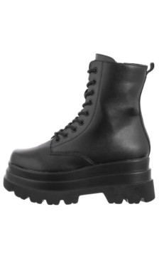 Koi Footwear Deathwatch Trident Platform Boots Black KA0061 (KO6-a) batai