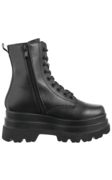 Koi Footwear Deathwatch Trident Platform Boots Black KA0061 (KO6-a) batai