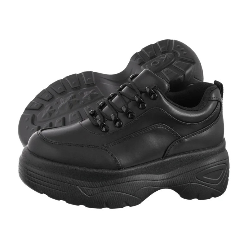 Koi Footwear Jennie Striker Chunky Bubble Trainers Black KA00333958 (KO7-a) bateliai