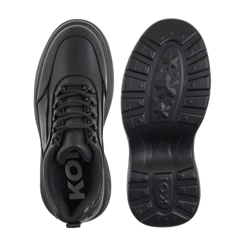 Koi Footwear Jennie Striker Chunky Bubble Trainers Black KA00333958 (KO7-a) batai