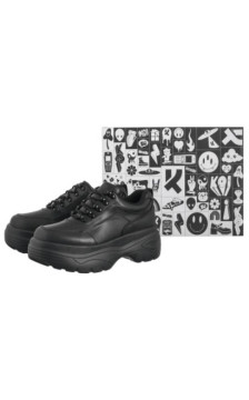 Koi Footwear Jennie Striker Chunky Bubble Trainers Black KA00333958 (KO7-a) bateliai