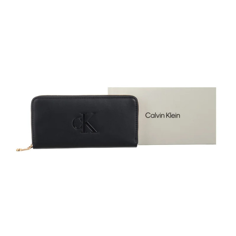 Calvin Klein Bold Ck Long Zip Around LV04F1077G UB1 (CK715-a) rankinė