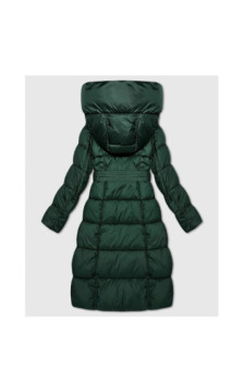 LONG JACKET WITH HOOD BLACK (PM7231) striukė