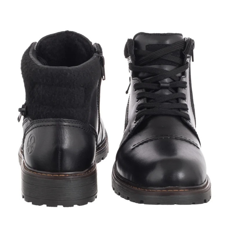 Rieker Czarne 32020-00 (RI346-a) žygio batai