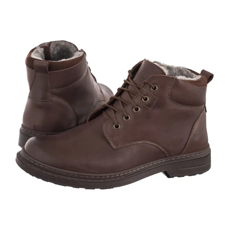 Helios Brązowe 811 (HE45-a) žygio batai