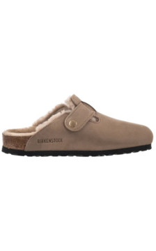 Birkenstock Boston Big Buckle Shearling Tabacco Brown 1030444 (BK343-a) Moteriški batai/šlepetės