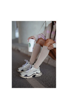 Milena medvilninės kojinės iki kelių 