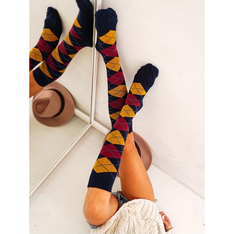 Milena medvilninės kojinės iki kelių 