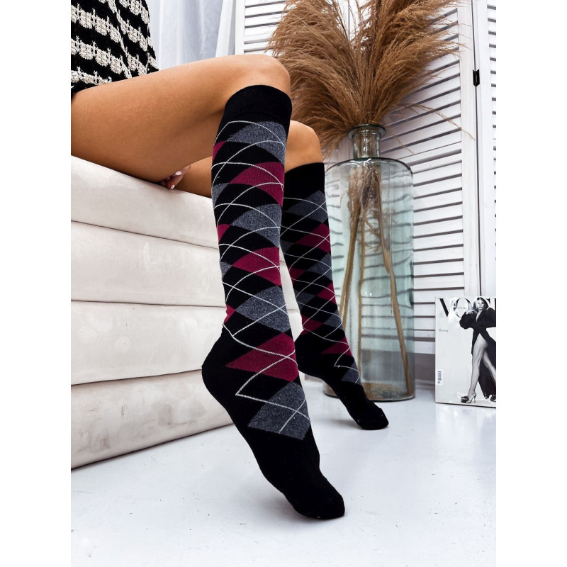 Milena medvilninės kojinės iki kelių 