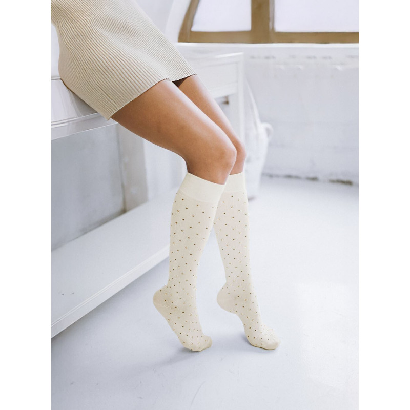 Milena medvilninės kojinės iki kelių 