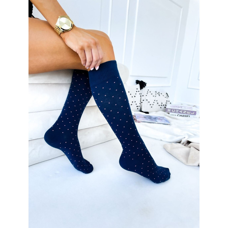 Milena medvilninės kojinės iki kelių 