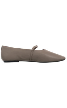 Calvin Klein Oblique Ballerina Mj Lth Hdw Desert Taupe HW0HW02847 PBO (CK718-a) bateliai