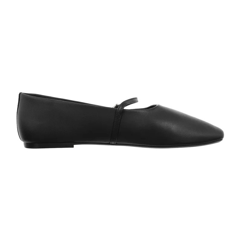 Calvin Klein Oblique Ballerina Mj Lth Hdw Black HW0HW02847 BEH (CK718-b) bateliai
