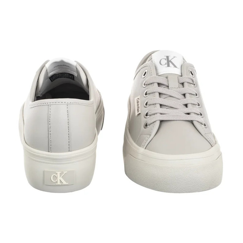 Calvin Klein Vulc Flatf Lace Up Lth Moonstruck/Dk Ecru YW0YW01932 PDJ (CK720-a) sportiniai bateliai