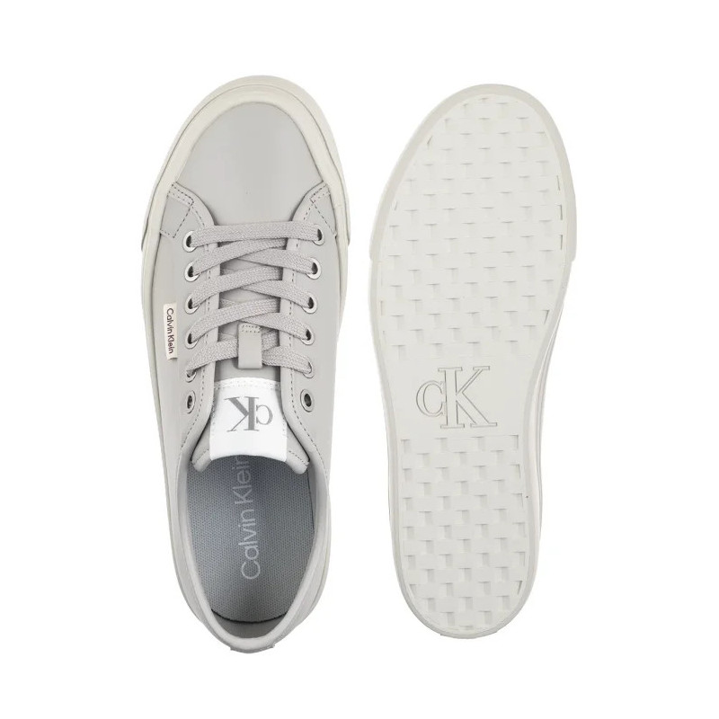 Calvin Klein Vulc Flatf Lace Up Lth Moonstruck/Dk Ecru YW0YW01932 PDJ (CK720-a) sportiniai bateliai