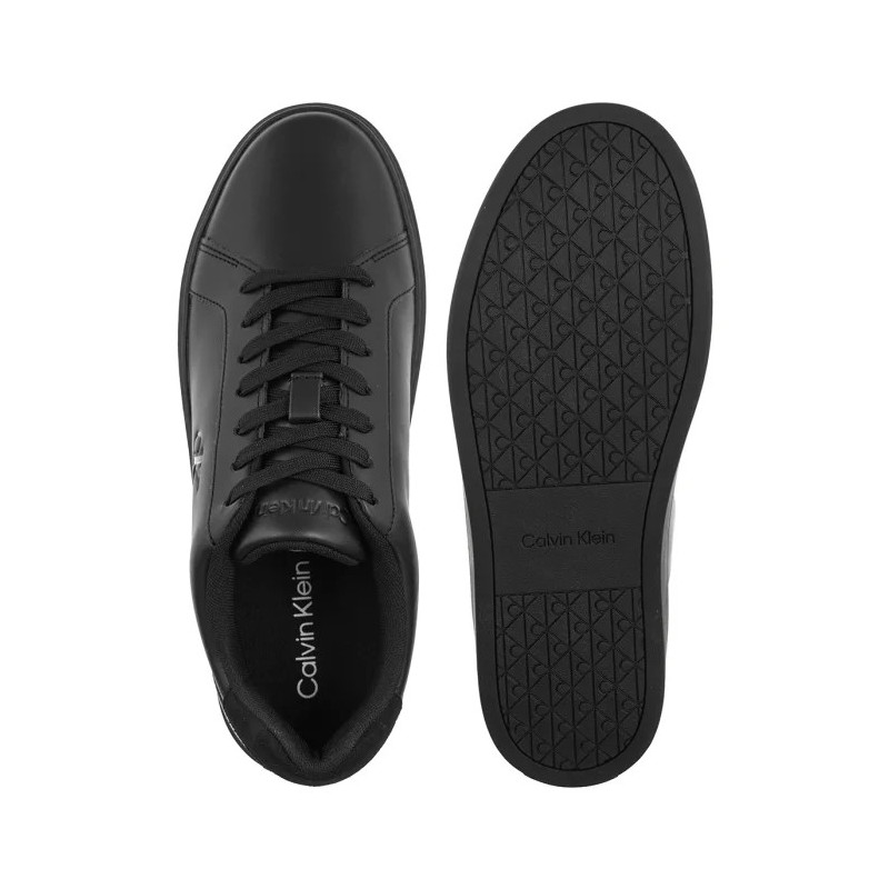 Calvin Klein Classic Cupsole Laceup Lth Triple Black/Black YM0YM01435 00T (CK721-a) sportiniai bateliai