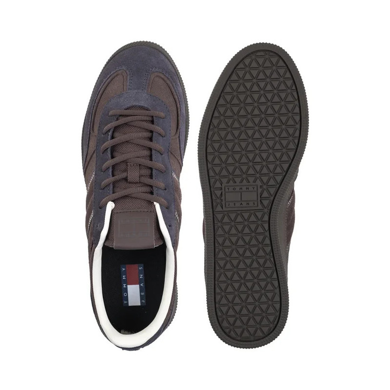 Tommy Hilfiger The Greenwich Edge Suede Washed Black EM0EM01662 PT2 (TH1427-a) sportiniai bateliai