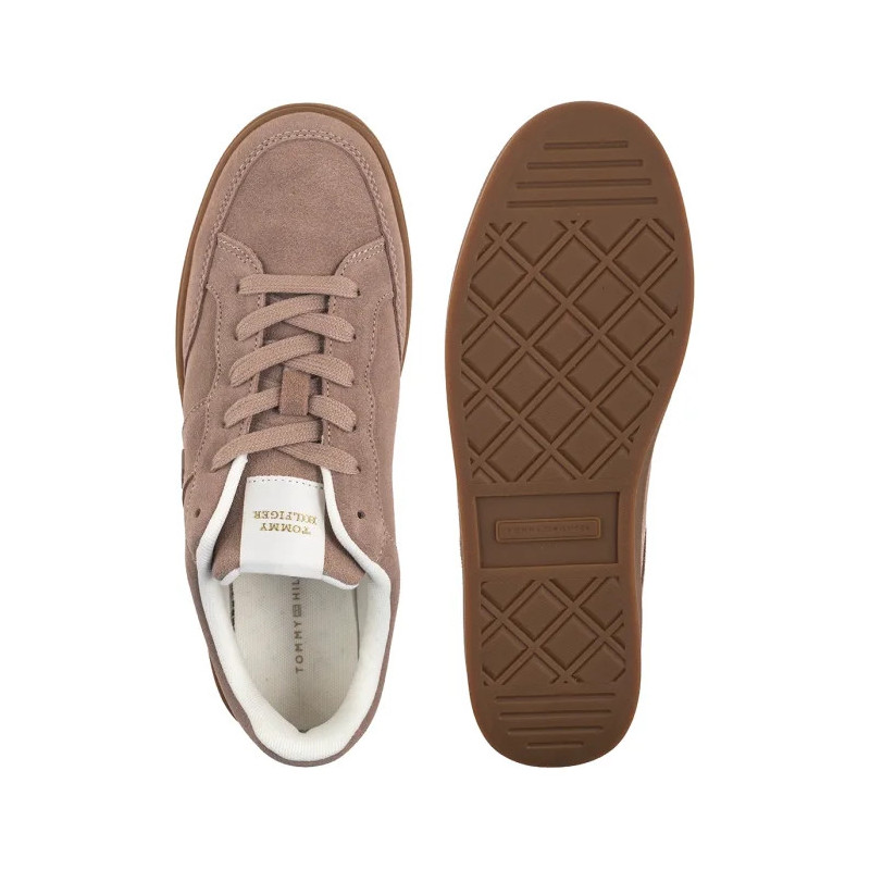 Tommy Hilfiger TH Heritage Court Sneaker Suede Coastal Taupe FW0FW09266 AFE (TH1426-a) sportiniai bateliai