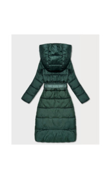 LONG JACKET WITH HOOD BLACK (PM7231) striukė