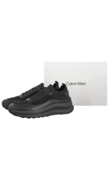 Calvin Klein Chunky Runner Lace Up Sock Knit Triple Black YM0YM01457 0GJ (CK726-a) sportiniai bateliai