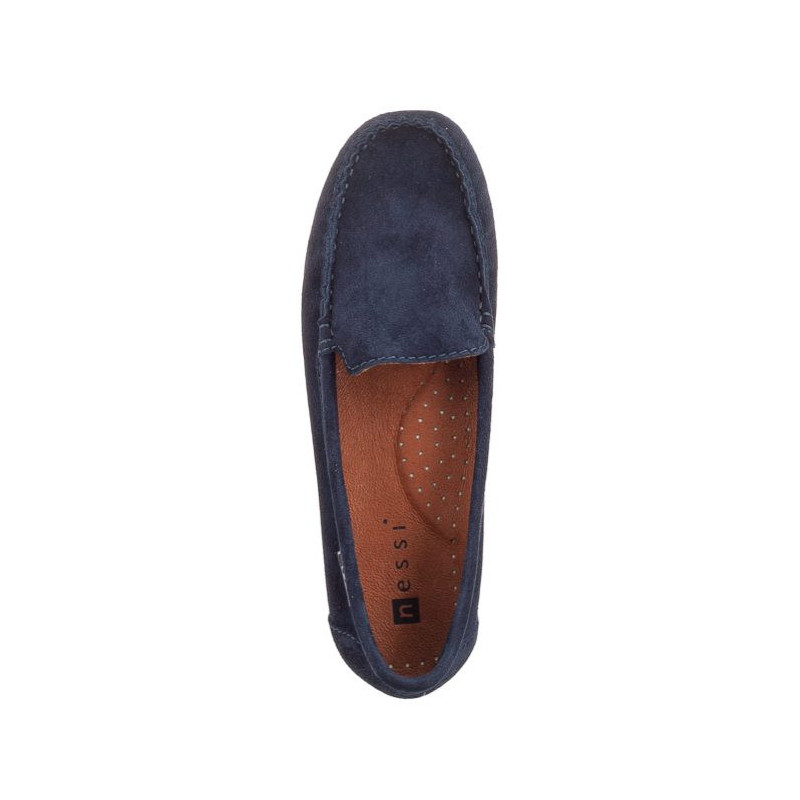 Nessi Granatowe Zamsz 17130 19 (NE55-f) batai