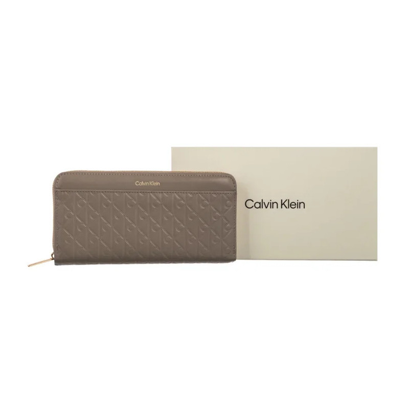 Calvin Klein Emblem Aop Embossed Long Wallet LV04F1097G VFU (CK722-a) rankinė