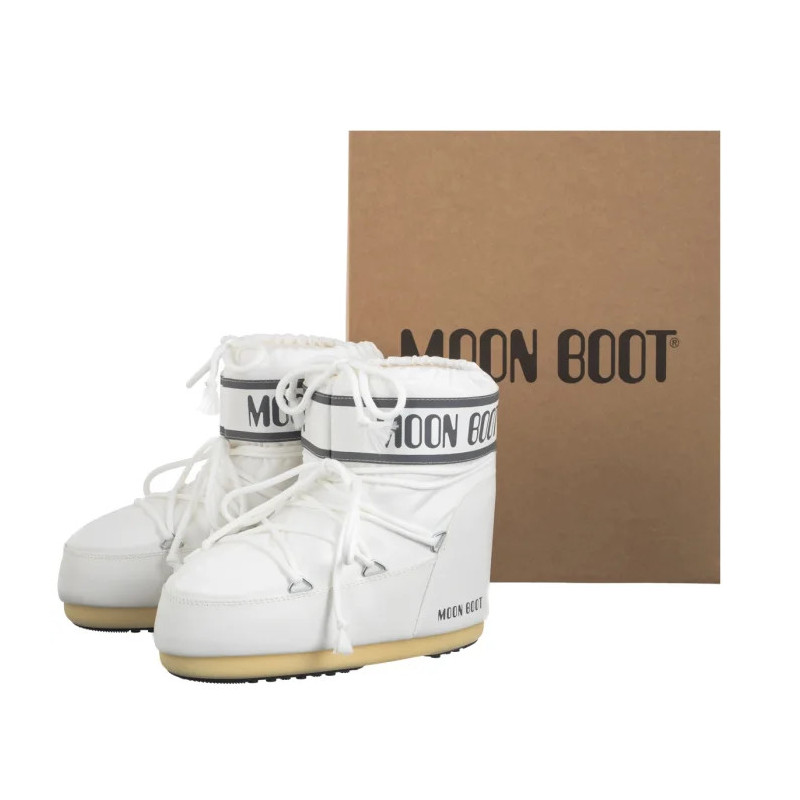 Moon Boot Icon Low Nylon White Mono 1409340 A009 (MB46-o) batai
