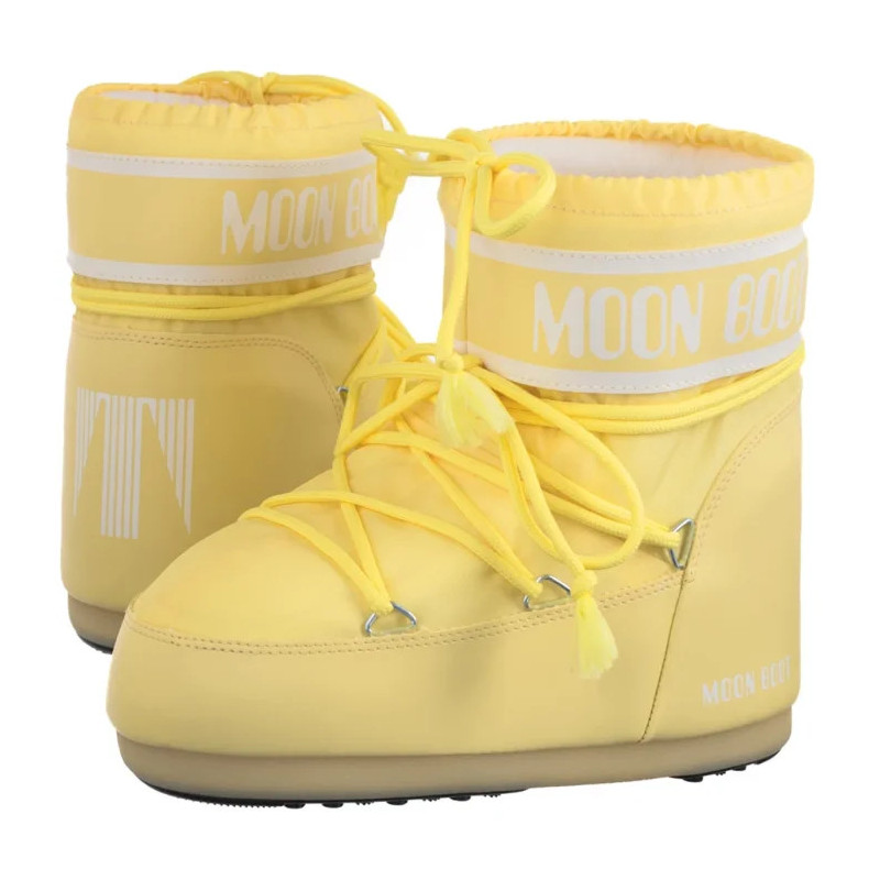 Moon Boot Icon Low Nylon Light Yellow 1409340 B021 (MB46-r) batai