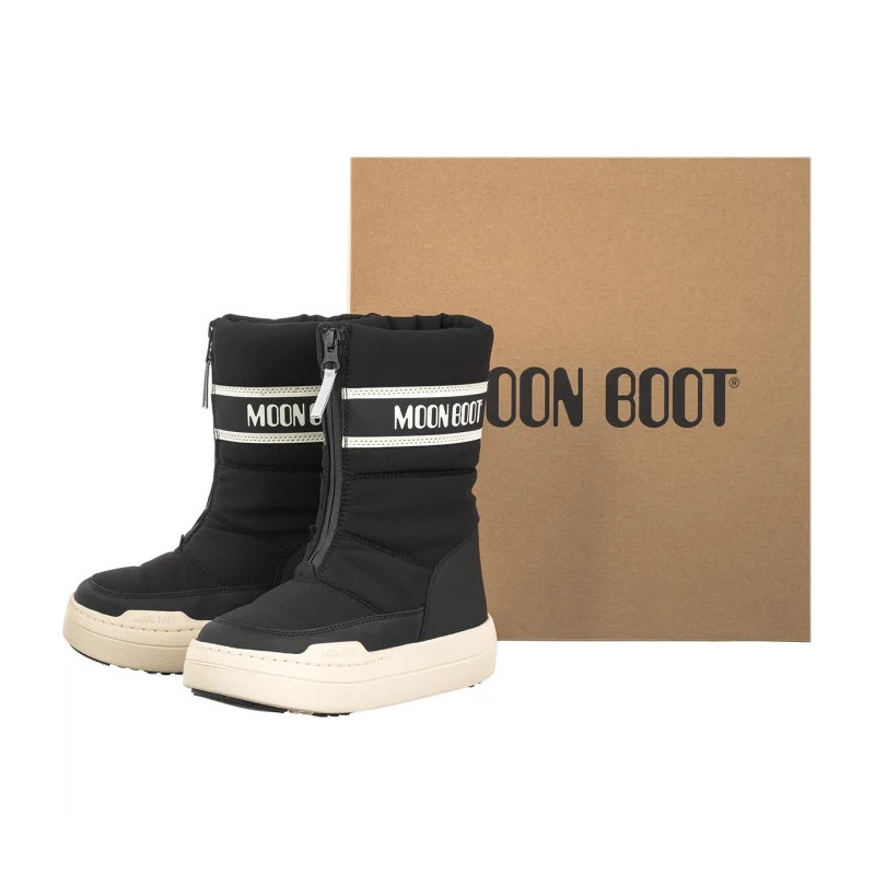 Moon Boot MB Jr K Park Zip High Wp Black 3440080 N001 (MB77-a) batai