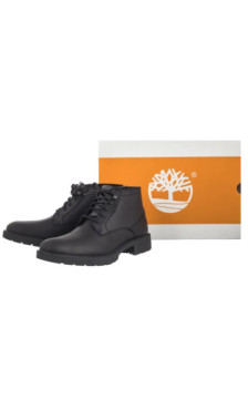 Timberland Elmhurst Mid Lace Chukka Boot Black 0A2976 001 (TI156-a) žygio batai