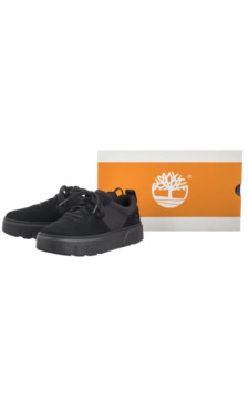 Timberland Laurel Court Low Lace Sneaker Black Suede 0A2PPH EK4 (TI158-a) batai