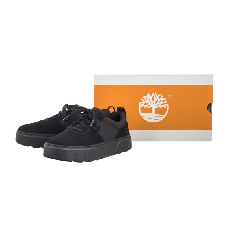 Timberland Laurel Court Low Lace Sneaker Black Suede 0A2PPH EK4 (TI158-a) batai
