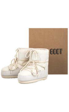 Moon Boot Icon Low Rubber Cream 1409380 L002 (MB58-b) batai