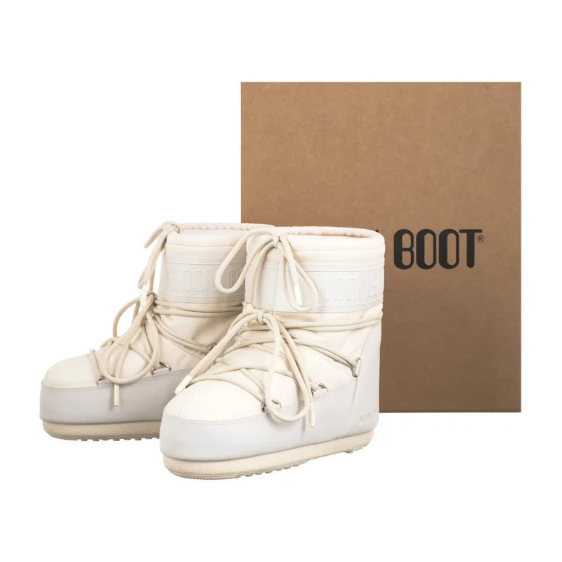 Moon Boot Icon Low Rubber Cream 1409380 L002 (MB58-b) batai