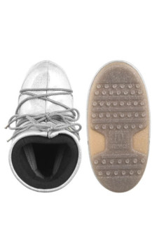 Moon Boot Icon Low Glitter Silver 1409440 H001 (MB66-b) batai