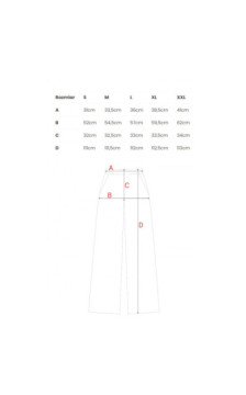 M862 Długie spodnie letnie - czekoladowe