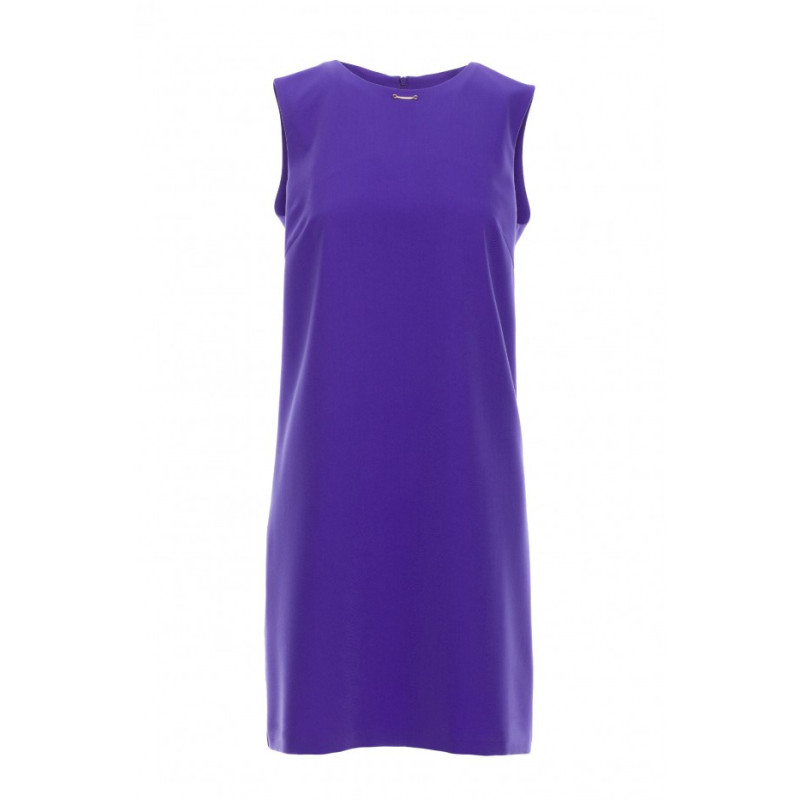 S408 Sukienka bez rękawów - fioletowa