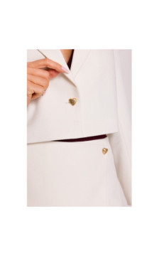 M853 Krótka marynarka - śmietankowa