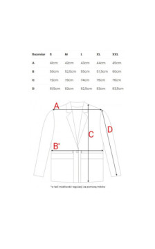 M873 Marynarka marszczona w talii - brązowa