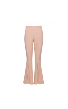 M874 Spodnie dzwony - beżowe