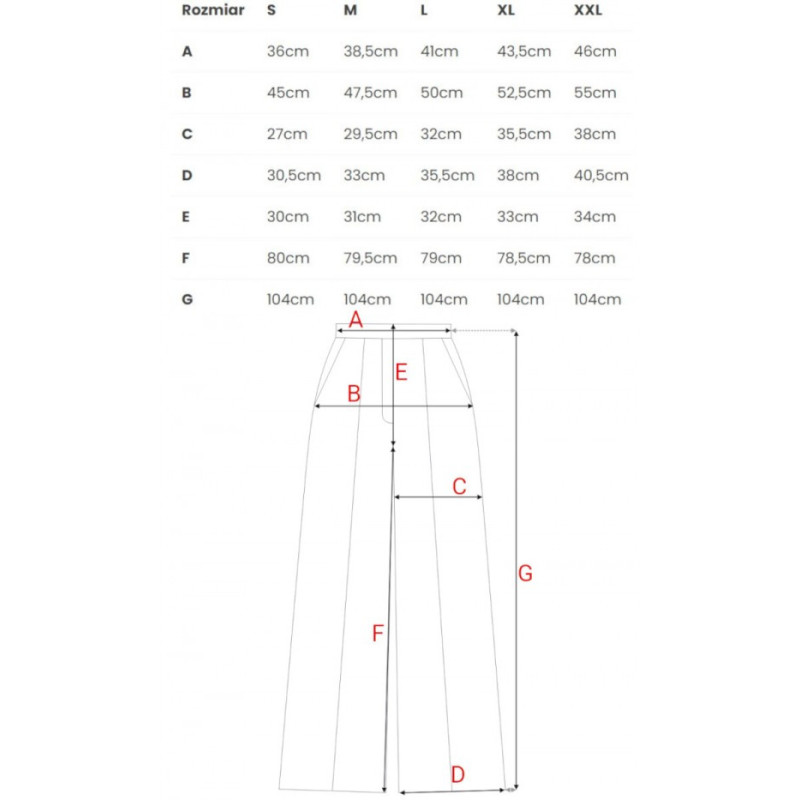 M875 Spodnie z szerokimi nogawkami - beżowe