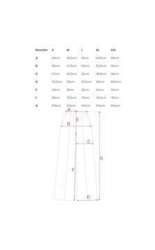 M875 Spodnie z szerokimi nogawkami - brązowe