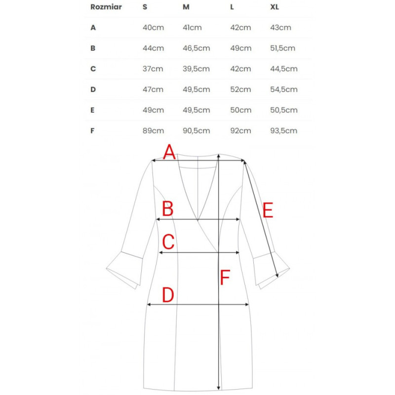 M876 Sukienka z szerokimi mankietami - chabrowa