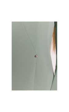 M876 Sukienka z szerokimi mankietami - miętowa