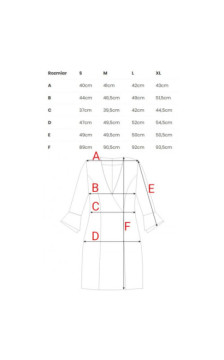 M877 Sukienka we wzór z szerokimi mankietami - model 1